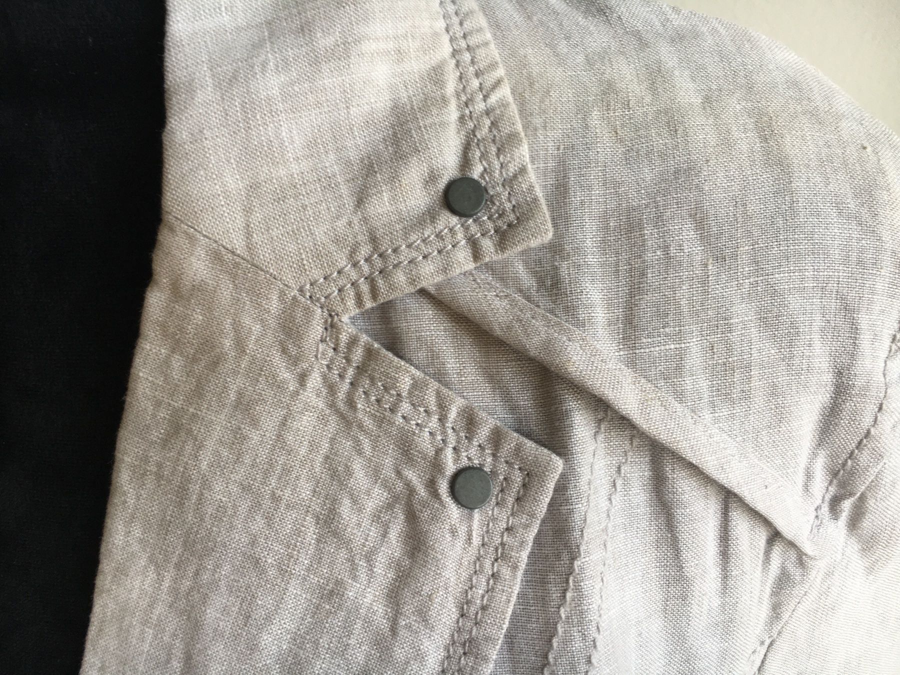Completi & Tailleur: Olsen - Leinen Blazer / Jacke, grau, 42 – Nuovo (secondo la descrizione) da Luzern venduto da Jiggy_8898 2