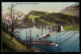 Stansstad, Brücke mit dem Bürgenstock