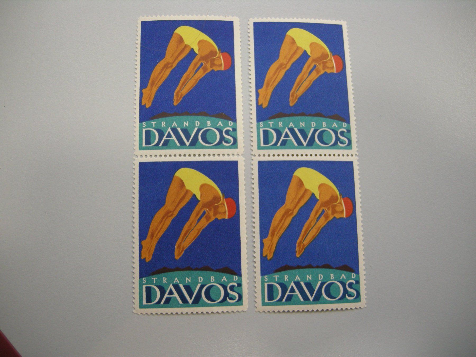 Autobahnvignetten: VIGNETTE DAVOS; STRANDBAD; SEHR RAR – Gebraucht aus Eschenbach SG von eDaisy