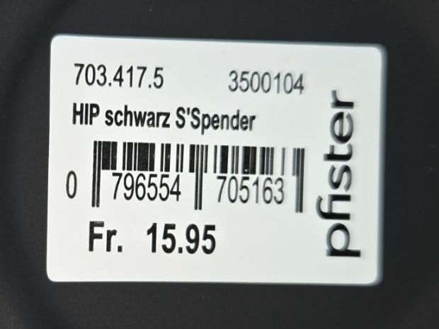 Flacons: Seifenspender Pfister schwarz – Neu und originalverpackt aus Winterthur von SilWi 2