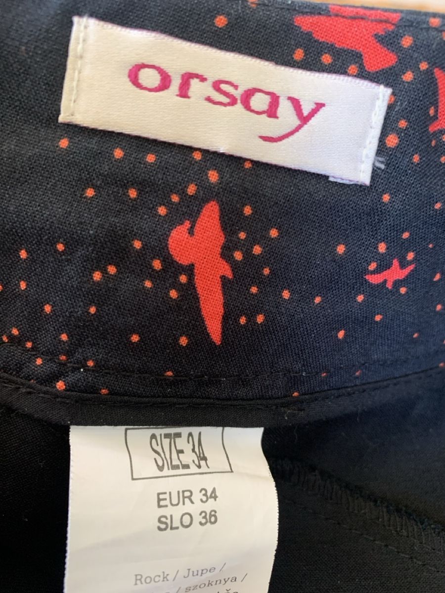 Orsay Gonne: Schwarzer Baumwoll-Jupes Gr.34 – Nuovo (secondo la descrizione) da Teufen AR venduto da parazello 4