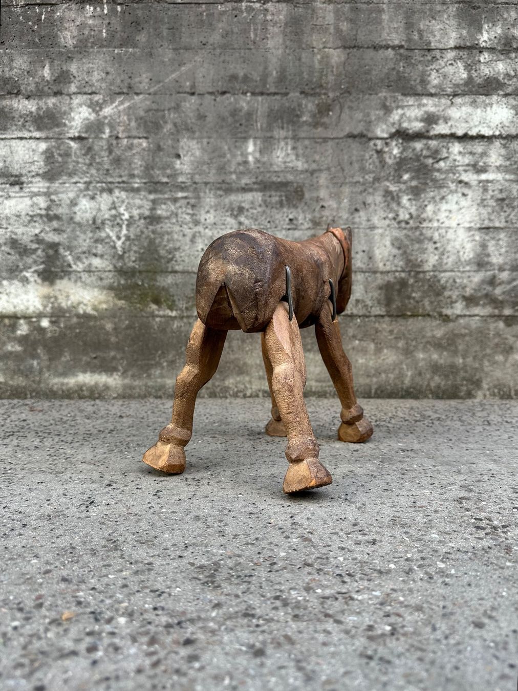 Statuette: altes Holz Pferd – Usato da Zürich venduto da frauflufelberg 5