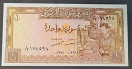 1 POUND / SYRIEN 1978 (BANKFRISCH)