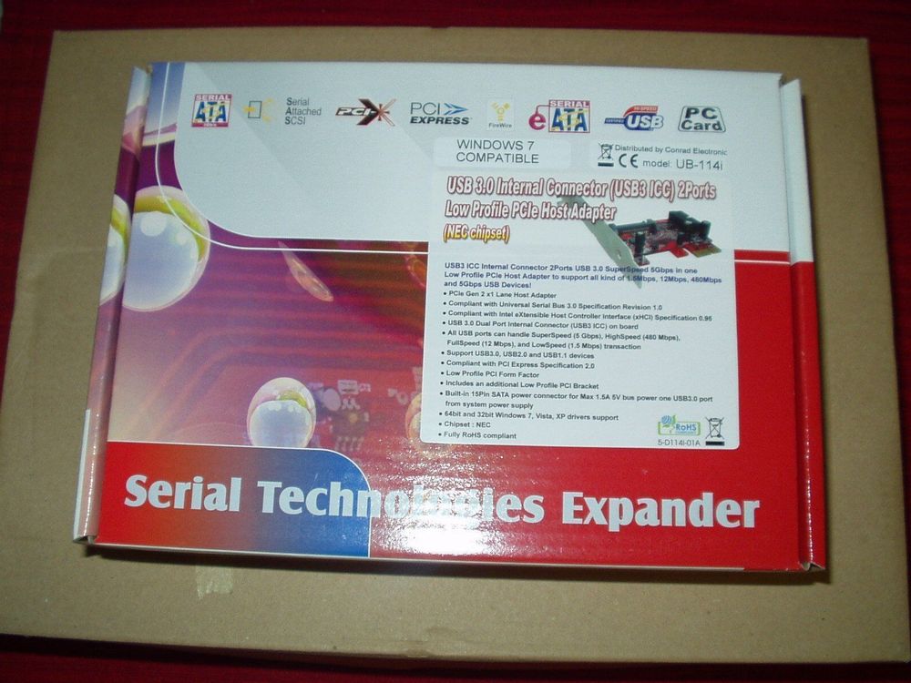 Lecteurs & Adaptateurs: USB 3.0 - 2 Port Card with Internal Connector – Neuf (Voir description) à Bern par Fireblades 7