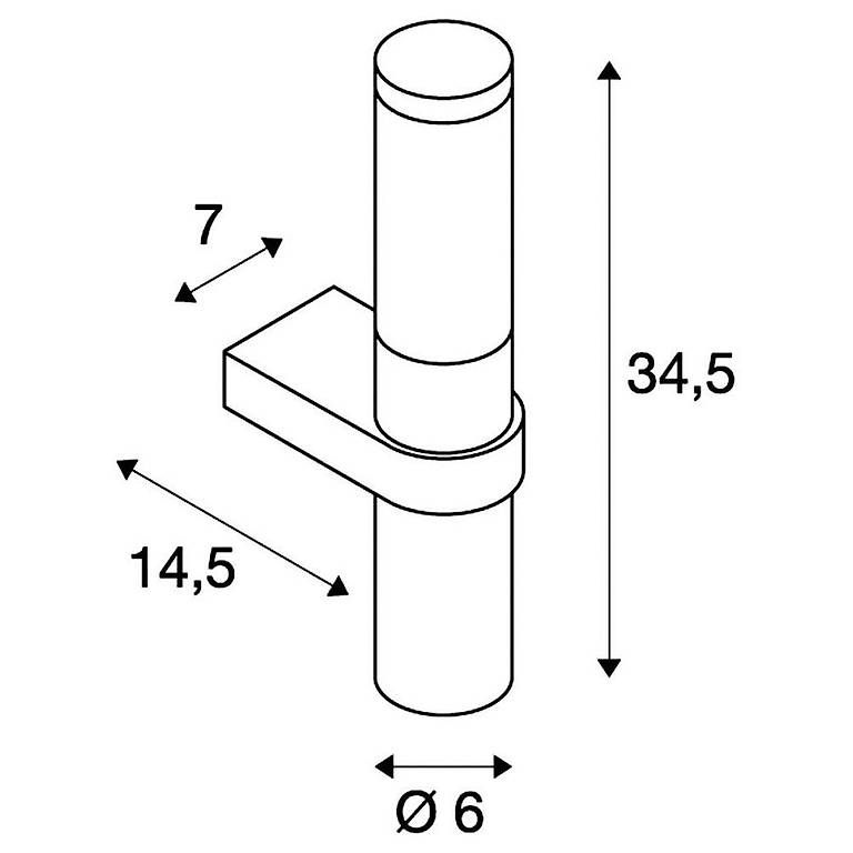 Lampade: 3 Stk. Wandleuchte Big Nails Wall, E27 Fassung – Nuovo (secondo la descrizione) da Gamprin-Bendern venduto da uk9487Liechtenstein 2