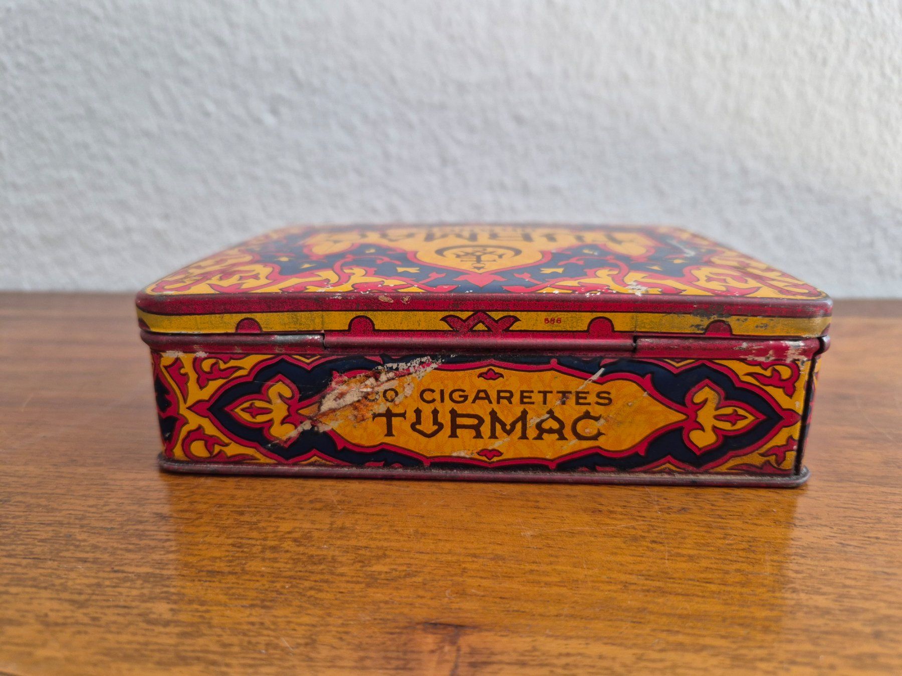 Barattoli: Alte Vintage Blechdose Turmac Orange Zigaretten Blech Dose – Usato da Schaffhausen venduto da pfanis09 4