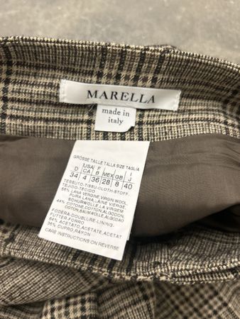 Marella Design Minirock Gr. 34, Kariert, Herbst/Winter