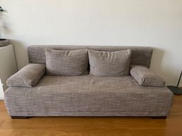 Bettsofa Beige meliert (Liegefläche 150x200)