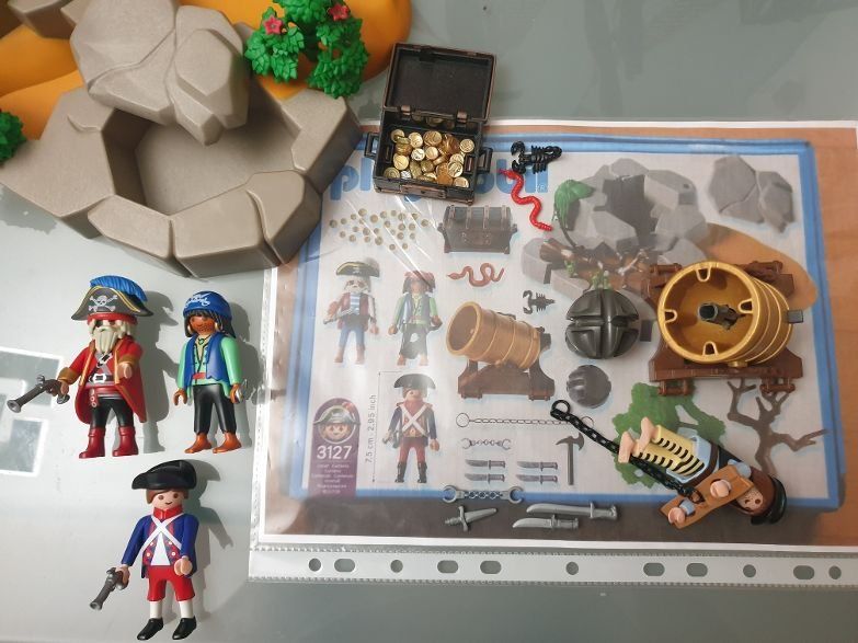  Playmobil - grosses Piratenschiff 65 cm & Superset Piraten (Gebraucht Bildidee 