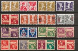 Lot postfrische Kehrdruck Ausgaben **