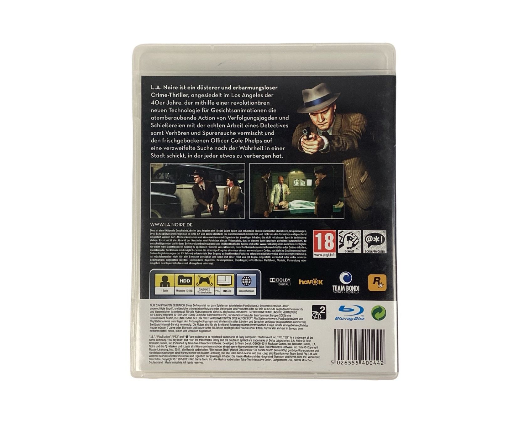 Sony Spiele: SONY PS3 L.A. Noire – Gebraucht aus Zürich von Restwert_Zuerich 1