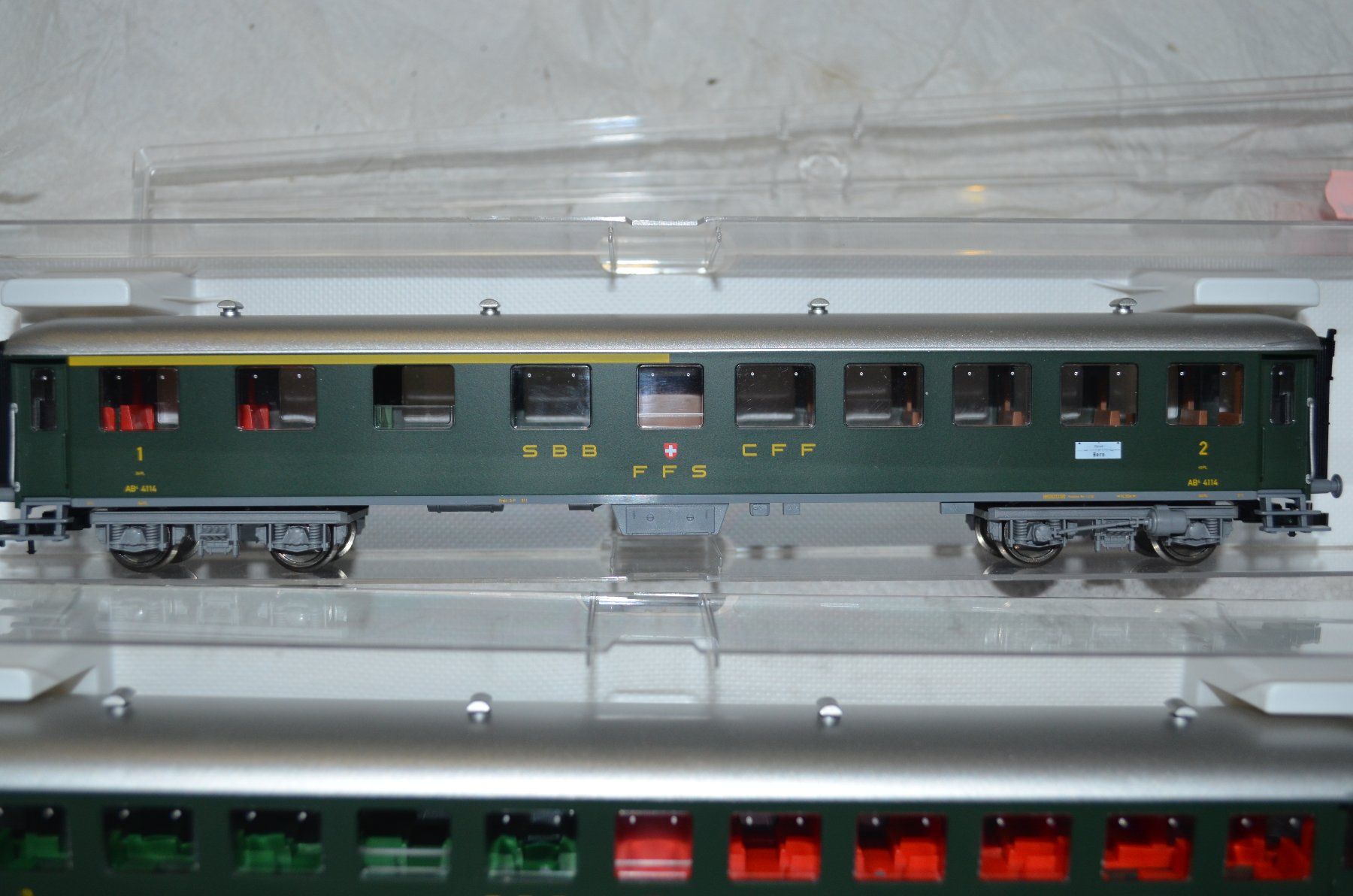 Fleischmann Modellini di ferrovie: Fleischmann SBB Stahlwagen "vor UIC" Einmalauflage – Nuovo (secondo la descrizione) da Gretzenbach venduto da ysebaner 2