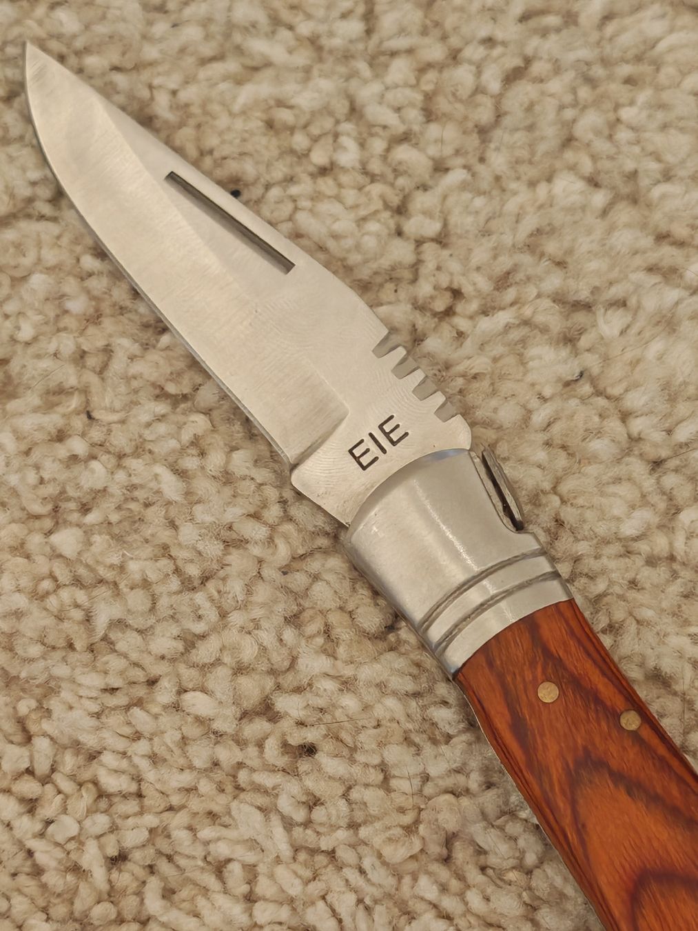 Coltelli tascabile: Sackmesser mit Etui und Holzgriff – Nuovo (secondo la descrizione) da Niederhasli venduto da OlympusDMons 3