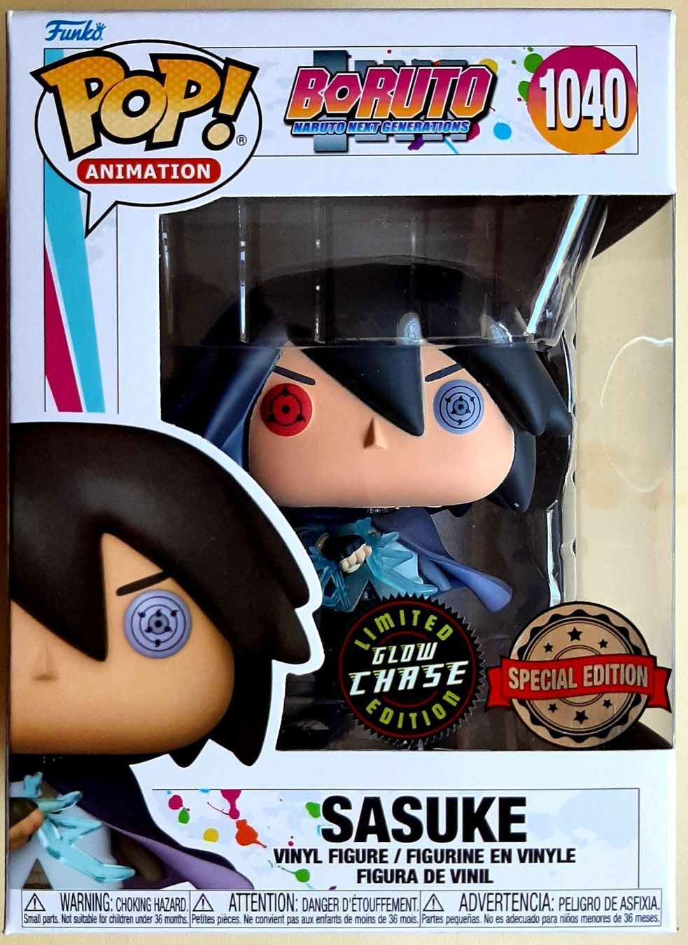 Funko Figuren: Funko Pop Boruto Sasuke GLOW CHASE – Neu und originalverpackt aus Montet (Glâne) von