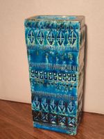 Vase Aldo Londi für Bitossi 60er Jahre Keramik Rimini Blu