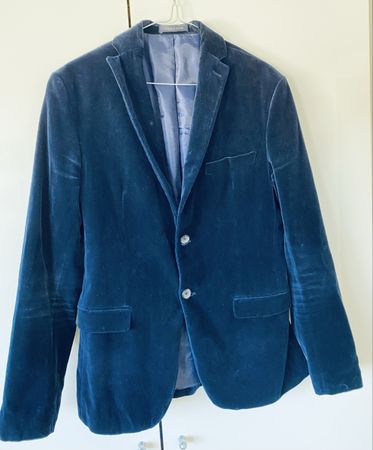 ZARA MAN BLAZER VELOURS GRÖSSE 48