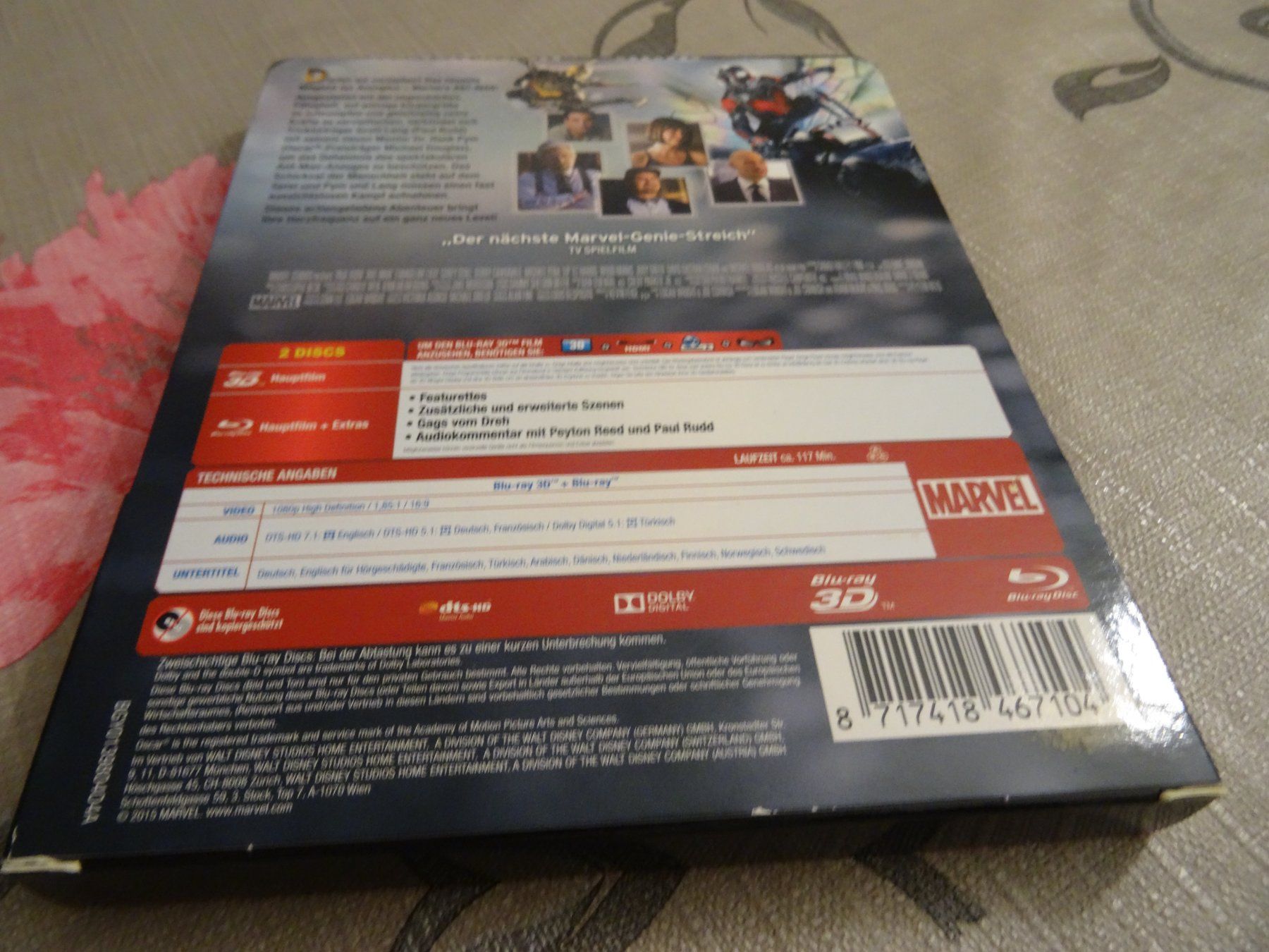 Tutti i DVDs: Ant-Man Steelbook BLU-RAY – Usato da Olten venduto da Disc-Verkauf 1
