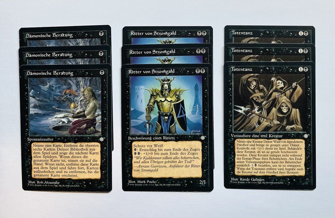 Magic The Gathering Carte collezionabili: Magic The Gathering 3 komplette Uncommon Sets Eiszeit – Usato da Duggingen venduto da nad_6yzh 3