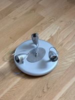 Deckenlampe mit 3 verstellbaren Spots – Silber