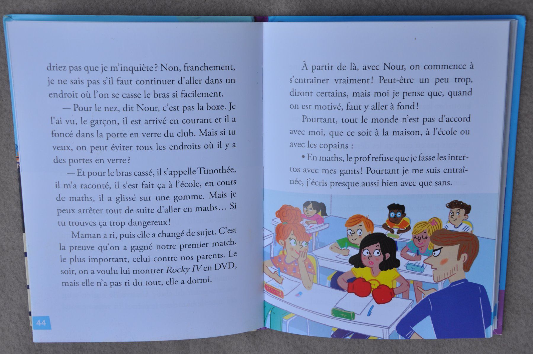 Bücher: Deux sœurs au collège : sur le ring - Auzou - pas de géant – Gebraucht aus Fully von Minouchka 1