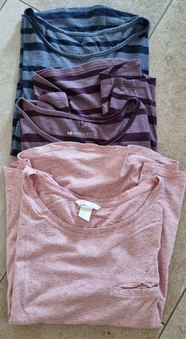 T-shirt: 3x kurzarm Oberteile gr.M – Usato da Grossdietwil venduto da GNOM313