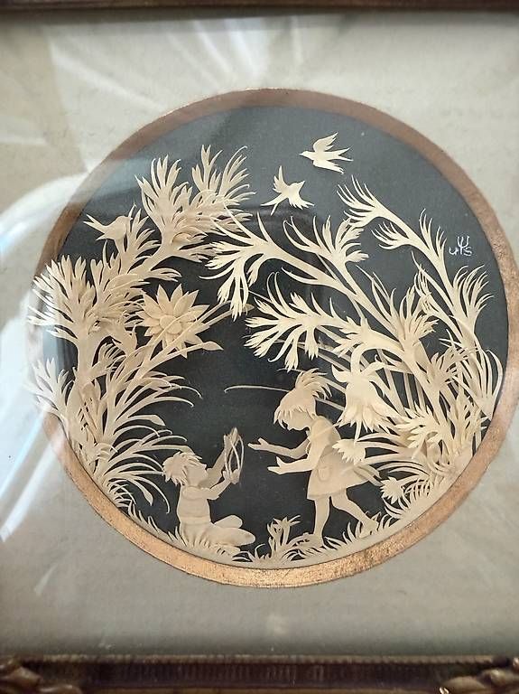 Grafiken & Lithographien: Scherenschnitt von Ursula Schenk – Gebraucht aus Basel von ste_y877 2