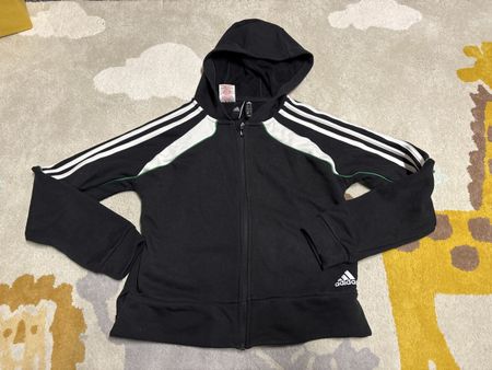Adidas Kaputzenjacke, Schwarz, Gr.152 Mädchen