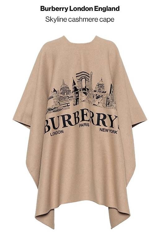 Burberry Altro in Moda donna: Burberry Cashmere Cape Gr.XS/S – Usato da Adliswil venduto da itsasecret