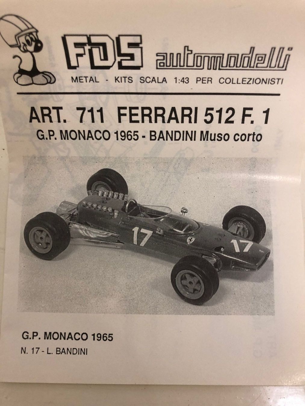 Ferrari Modellini d'auto: FDS-Kit Ferrari 1/43 – Nuovo (secondo la descrizione) da Muttenz venduto da Gucci2005 2
