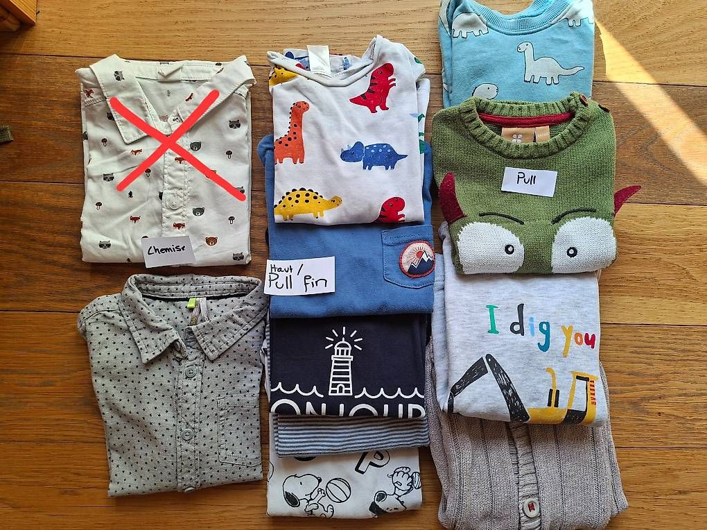 Lotti & Set di vestiti: Habits bébé garçon taille 86 - 18 mois – Usato da Sierre venduto da noe_y7vf 3