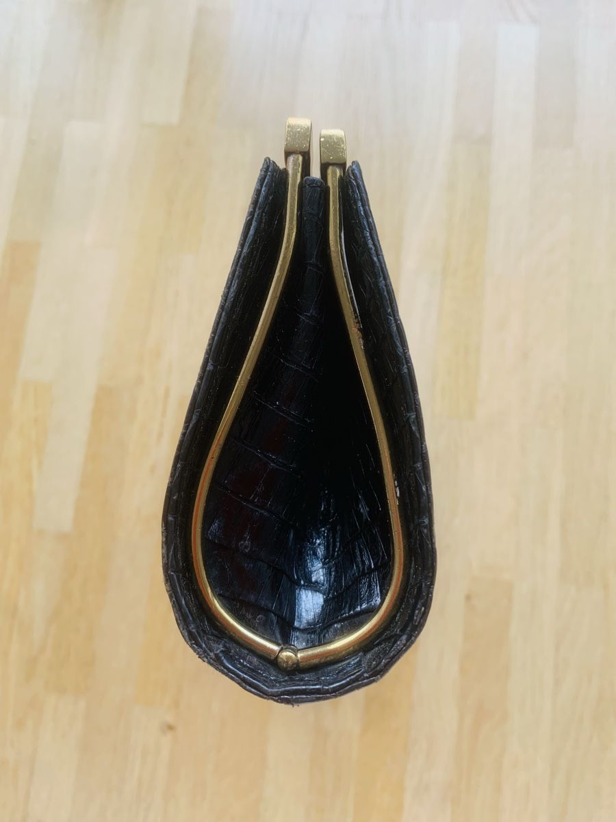 Taschen für Damen: Elegante schwarze Clutch Vintage – Gebraucht aus Zürich von MK124 3