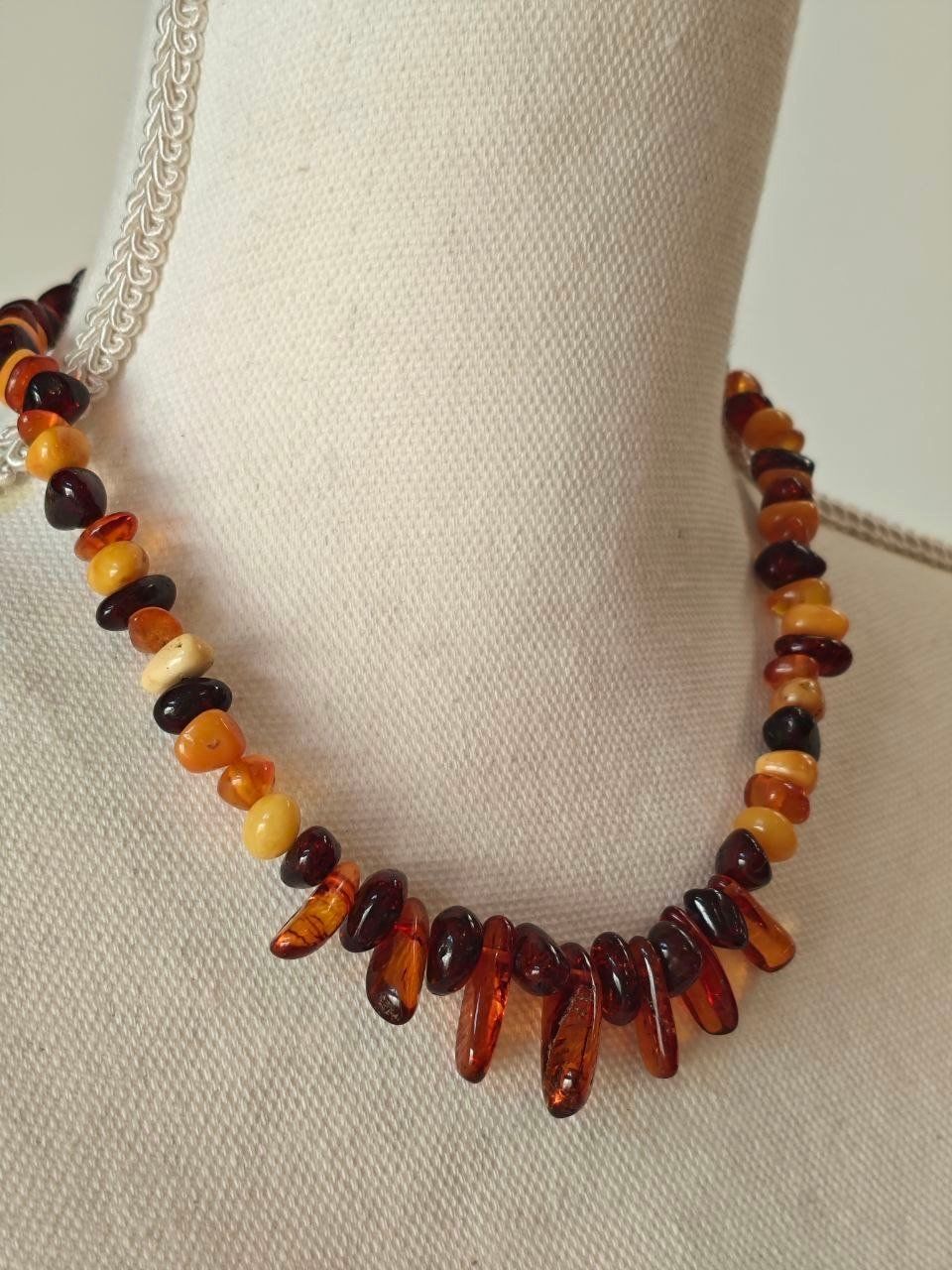Catenine: ECHTE BERNSTEIN KETTE/COLLIER, 45 cm. LANG – Nuovo (secondo la descrizione) da Weiningen ZH venduto da actera 5