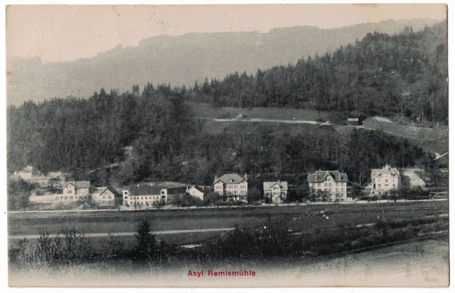 Cartoline postali: Remismühle, Asyl, gelaufen 1908 – Usato da Frauenfeld venduto da POML