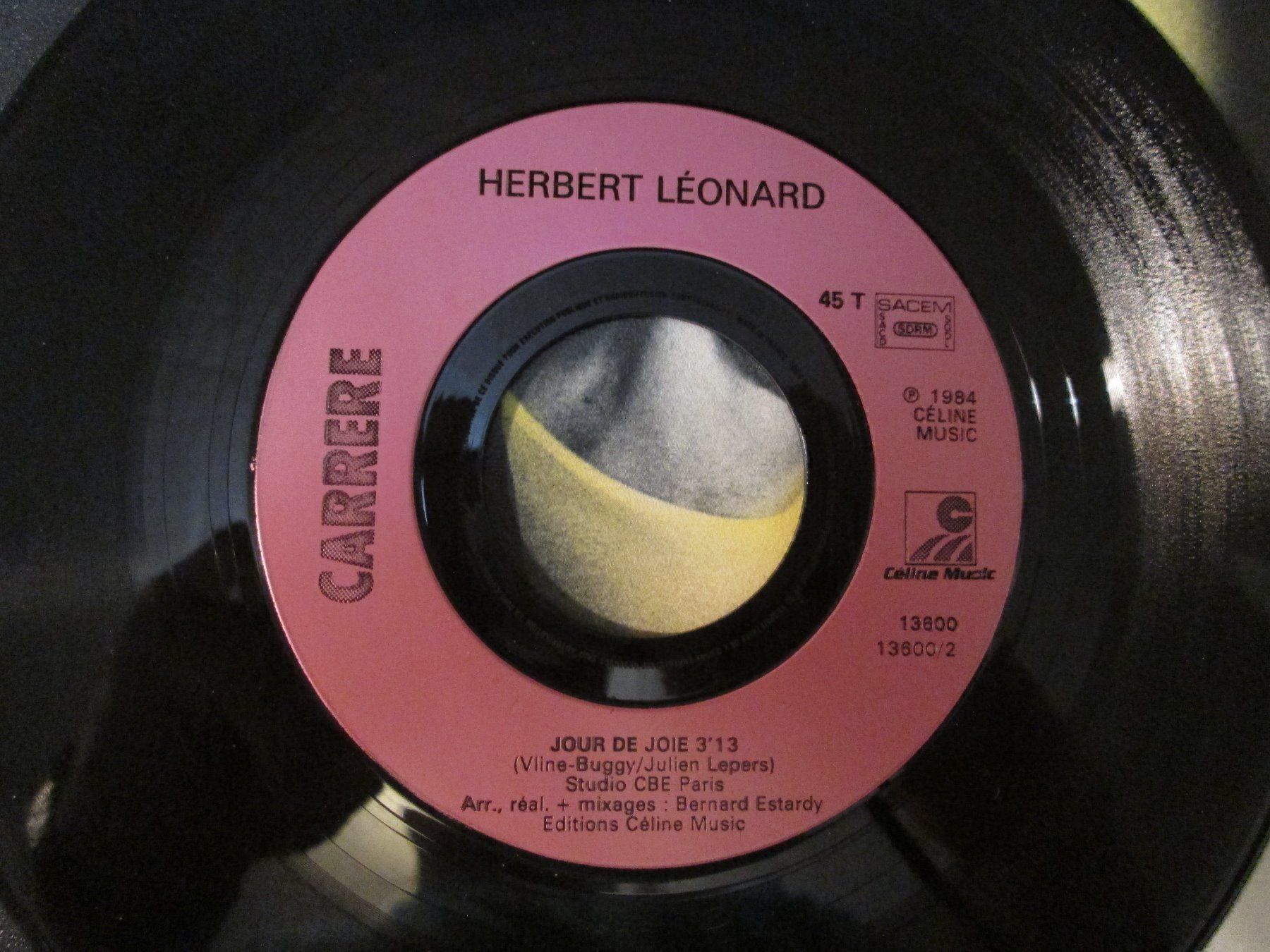 Schallplatten: Herbert Léonard - 45T - Commencez sans moi – Gebraucht aus La Chaux-de-Fonds von Marteaux 2