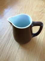 Rahm/Milchkrüglein braun - 7cm hoch - Vintage 
