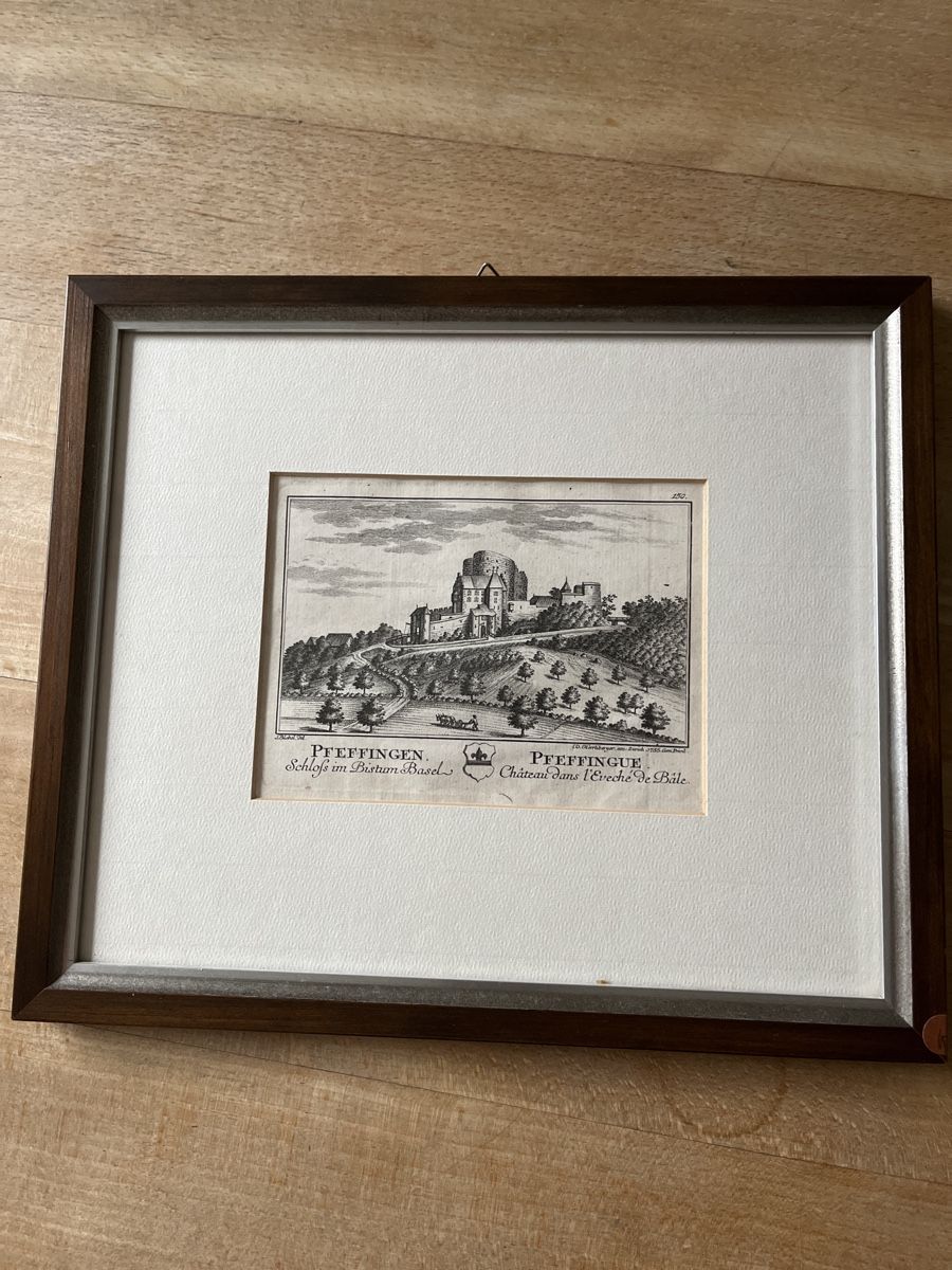 Foto & Immagini: Ruine Pfeffingen bild gerahmt 1755 – Usato da Aesch BL venduto da shuja01 3