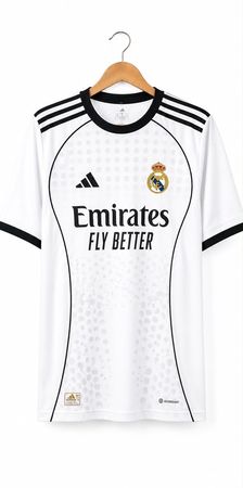 Maglietta calcio Real Madrid Adidas Emirates taglia XL nuova