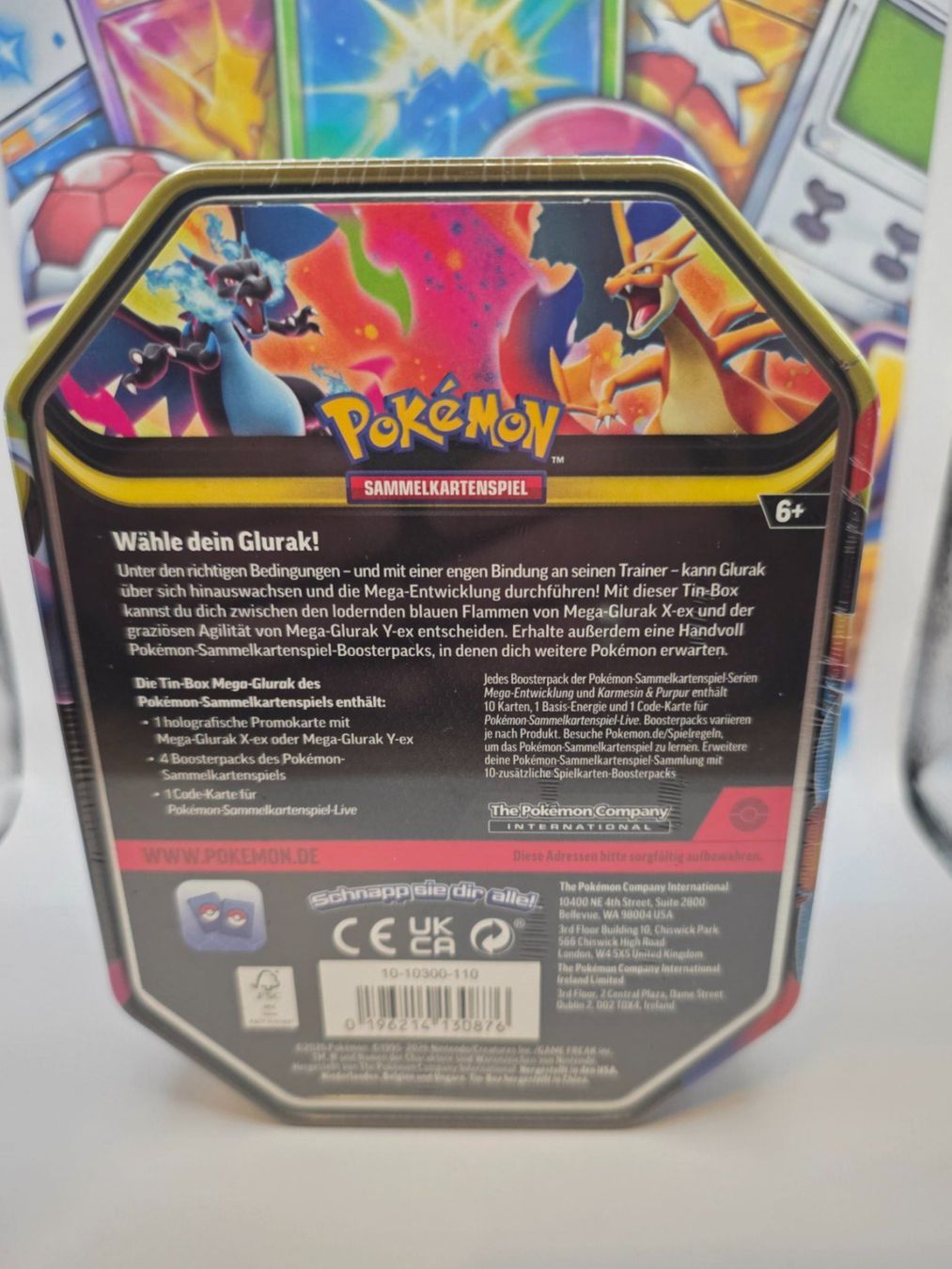Pokémon Sammelbilder & Trading cards: NEU Mega Glurak X Tin Sealed DE Pokemon – Neu und originalverpackt aus Böckten von Collector-Zone 1