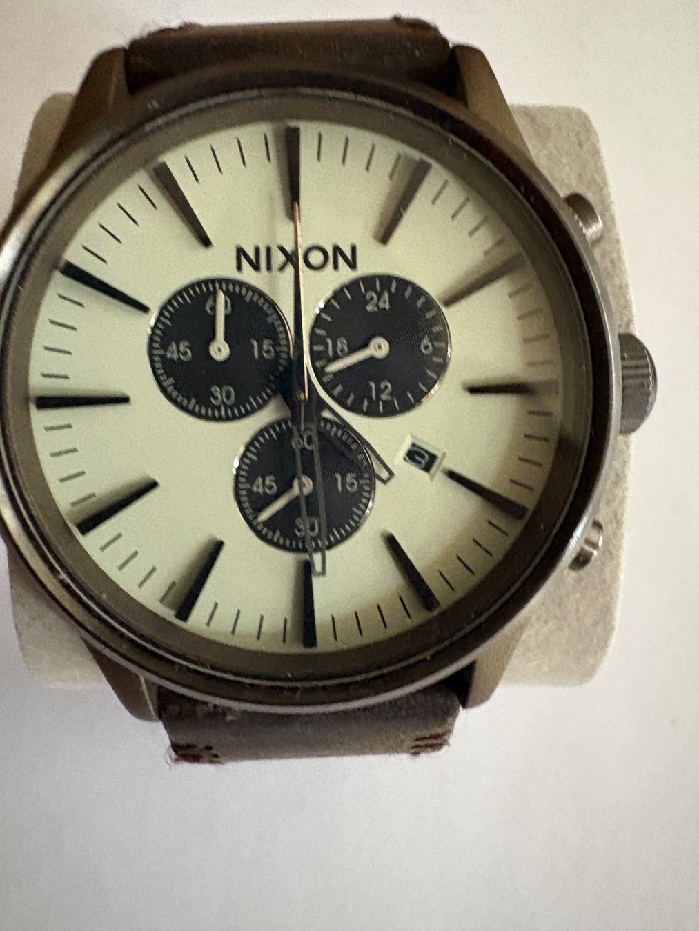 Nixon Orologi: Nixon The Sentry Chronograph Herrenuhr – Usato da Winterthur venduto da UncleMikha-el