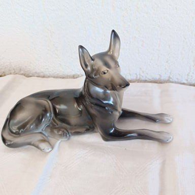 Statuette: schöner Schäferhund mit Marke – Usato da Abtwil SG venduto da luupsy 4