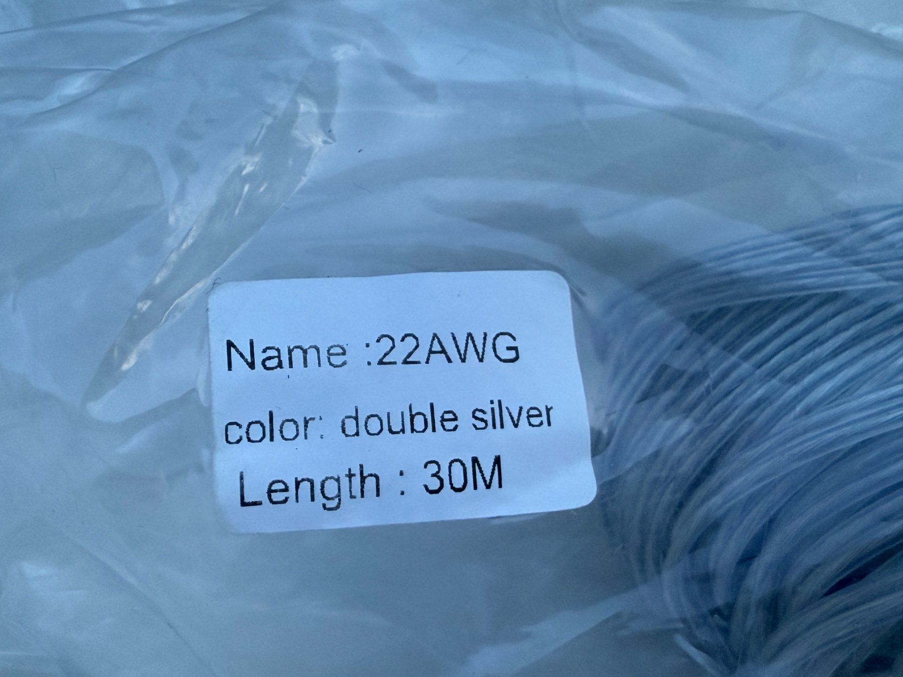 Kabel: 30 Meter AWG22-Kabel + 30 Meter AWG30-Kabel – Neu und originalverpackt aus Vacallo von cri_229f 3