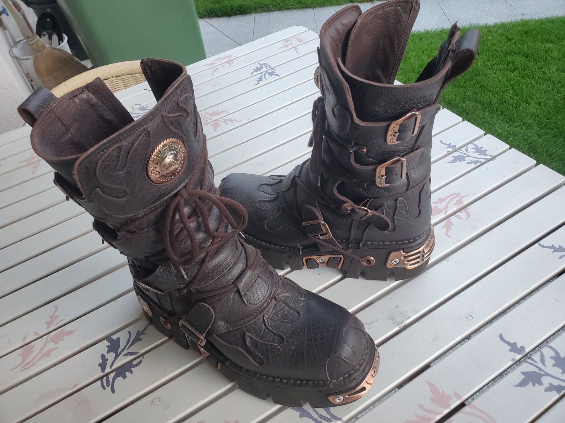 New Rock Chaussures hommes: New Rock Gothic Stiefel – Neuf avec emballage d'origine à Waltenschwil par Andy.Z01 1