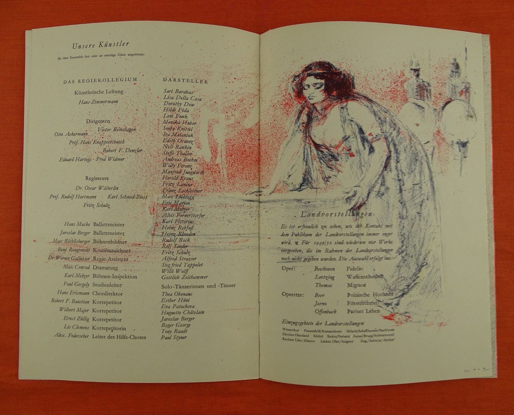 Grafiken & Lithographien: HANS FALK, LITHOS 1949/1950 – Gebraucht aus Grüningen von Kartensammler 4
