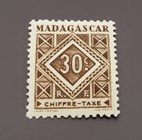Madagaskar 1947 alte briefmarke