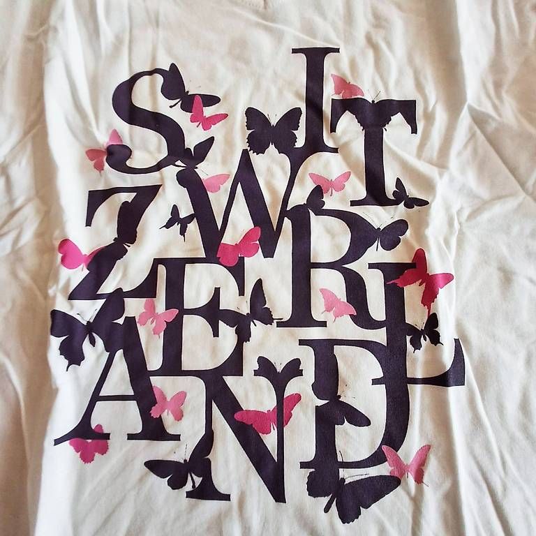 T-shirts: T shirt blanc Switzerland – D'occasion à St-Sulpice VD par vid_wz89 1