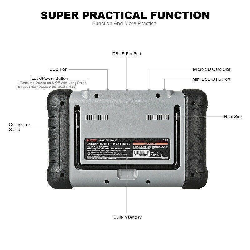 Scanner: Autel MK808 OBD2 mit allen System- und Servicefunktionen – Nuovo e nell'imballaggio originale da Malans GR venduto da BUYBEST-Schweiz 3