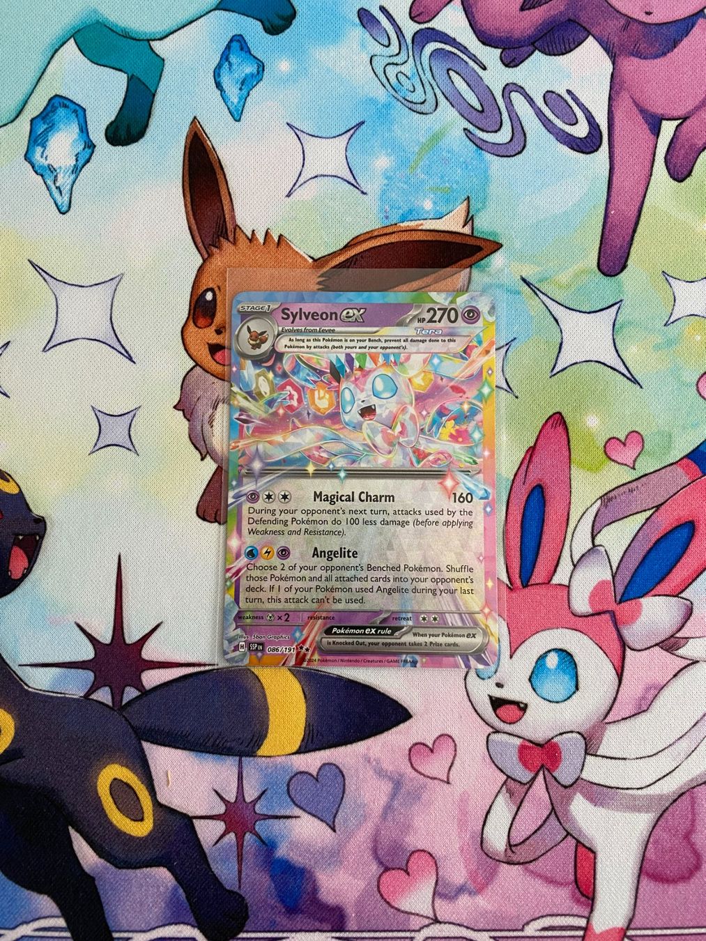 Pokémon Sammelbilder & Trading cards: Pokemon Sylveon EX 086/191 SSP – Gebraucht aus Grindelwald von TSG-G-Town
