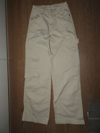 Cargo Hose Denim Collection beige Grösse 36 gebraucht