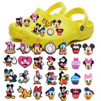 5 x Cartoon-Schuhanhänger für Croc Mickey Disney Mädchenstil