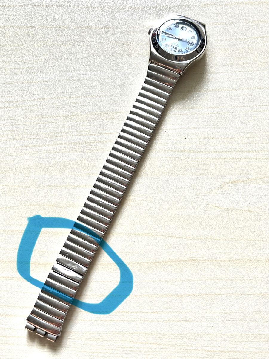Swatch Uhren: Swatch Uhr Silber Metall Armband  – Gebraucht aus Grenchen von chththl 6